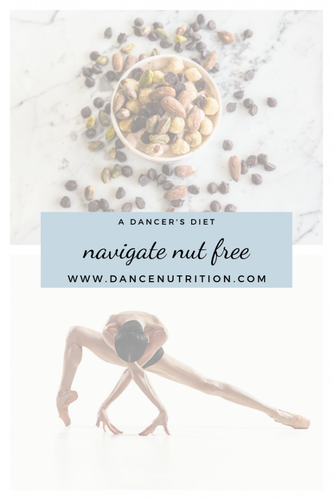 A dancer's diet allergies