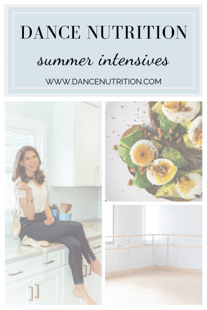 nutrition for summer dance intensives