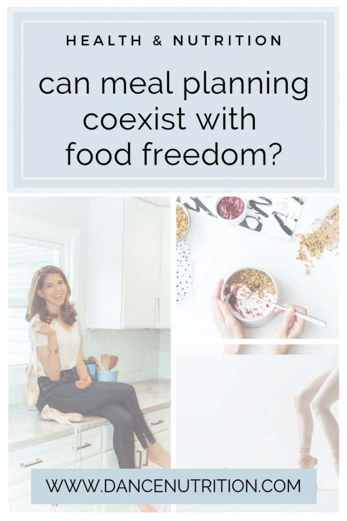 meal planning and intuitive eating