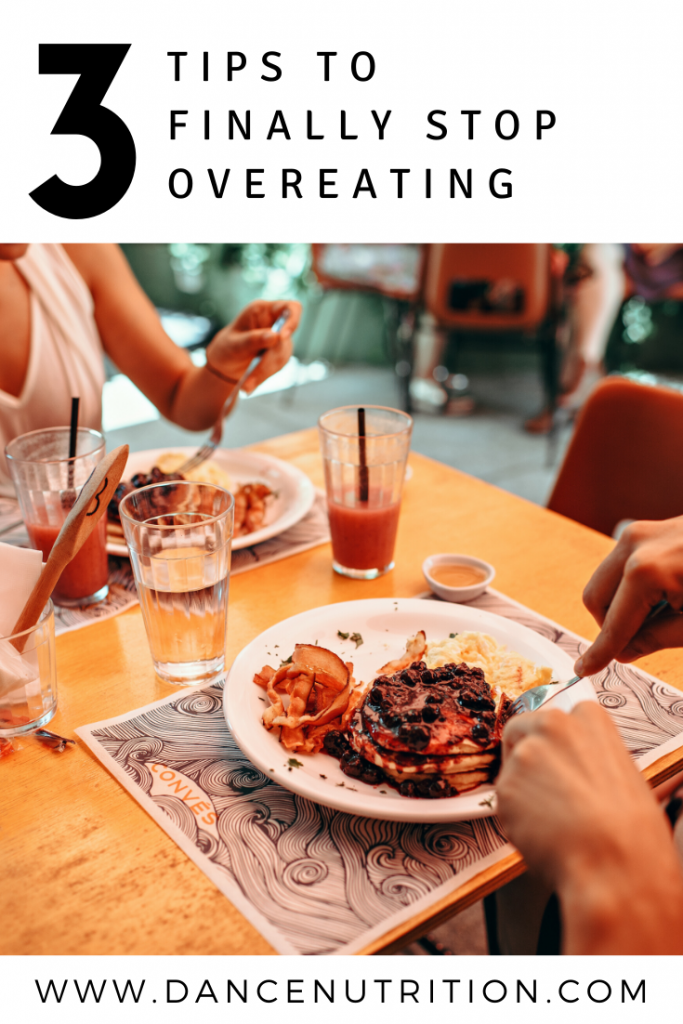 dancers overeating