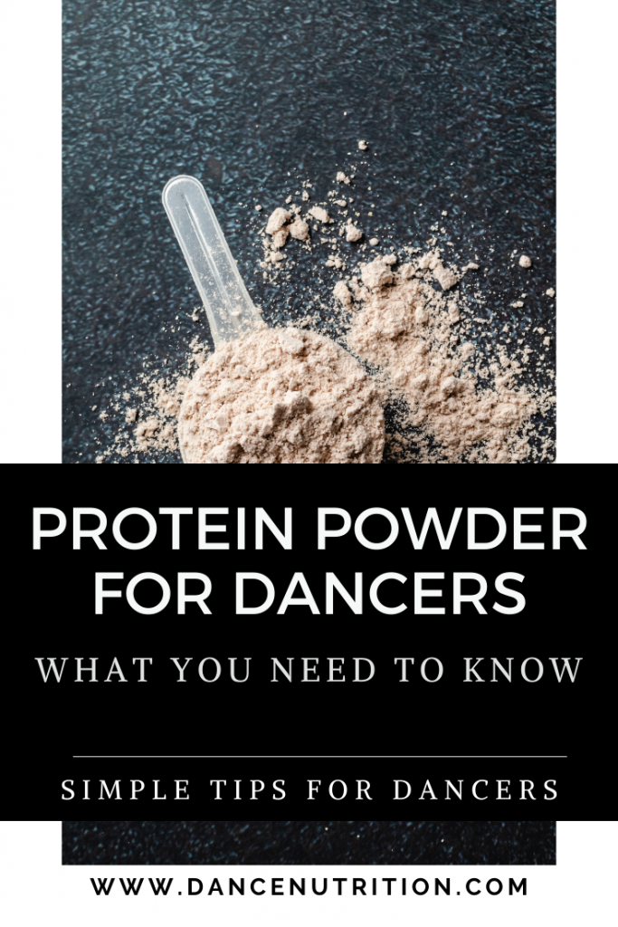 protein powders for dancers