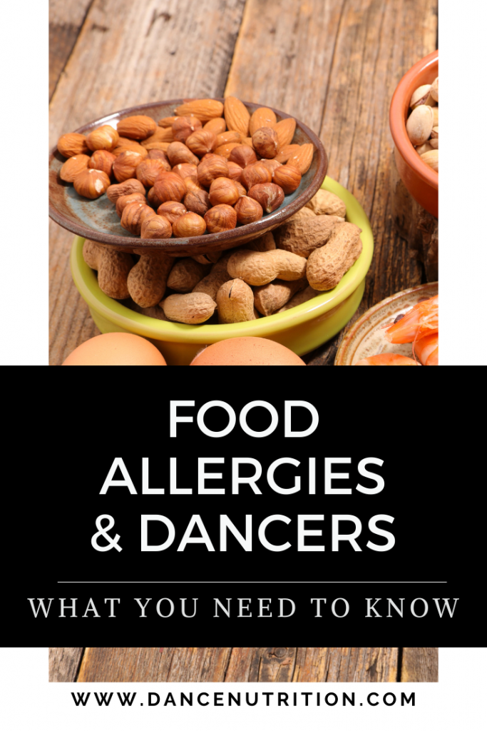food allergies and dancers