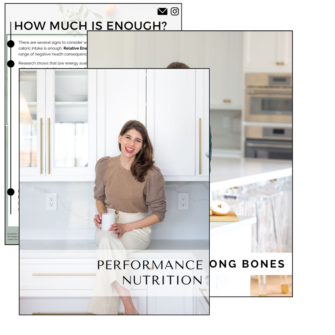 Performance nutrition for dancers